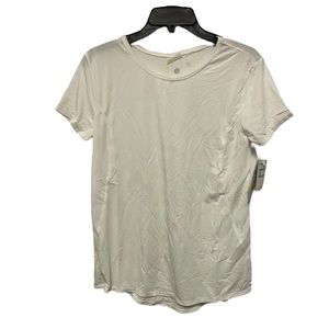 Zella All Day Active Wear Tee Shirt White Top